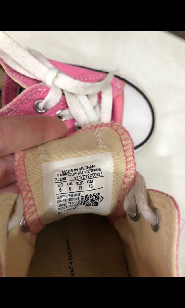 Converse baby shoes EU 21 22 Babies Kids Babies Kids Fashion on Carousell
