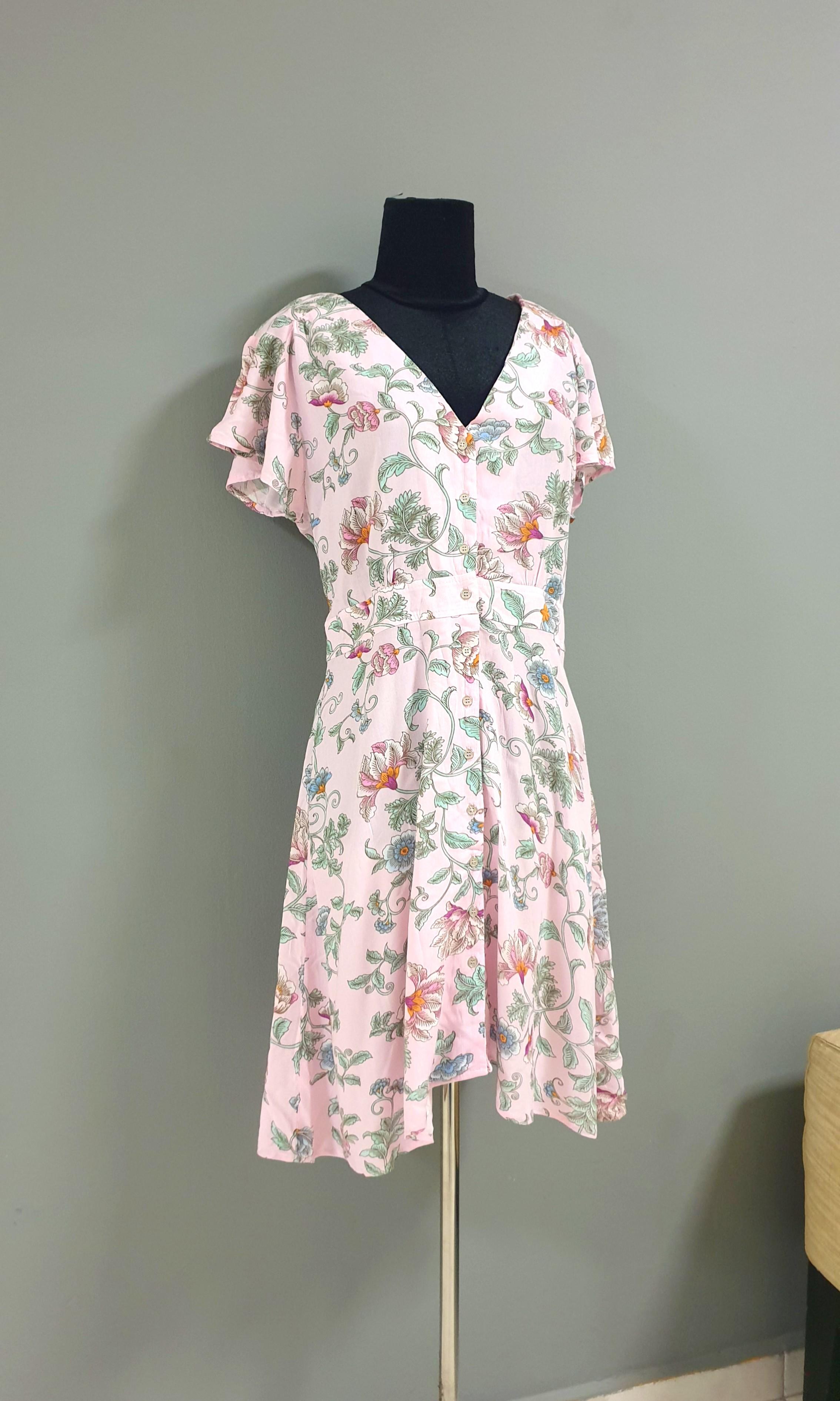 cotton on pink dress