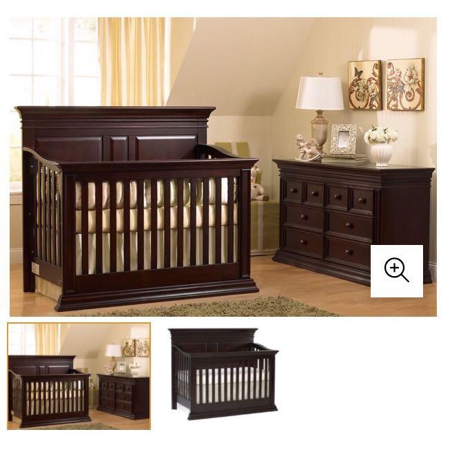 Crib And Dresser Changing Table Set Babies Kids Cots Cribs