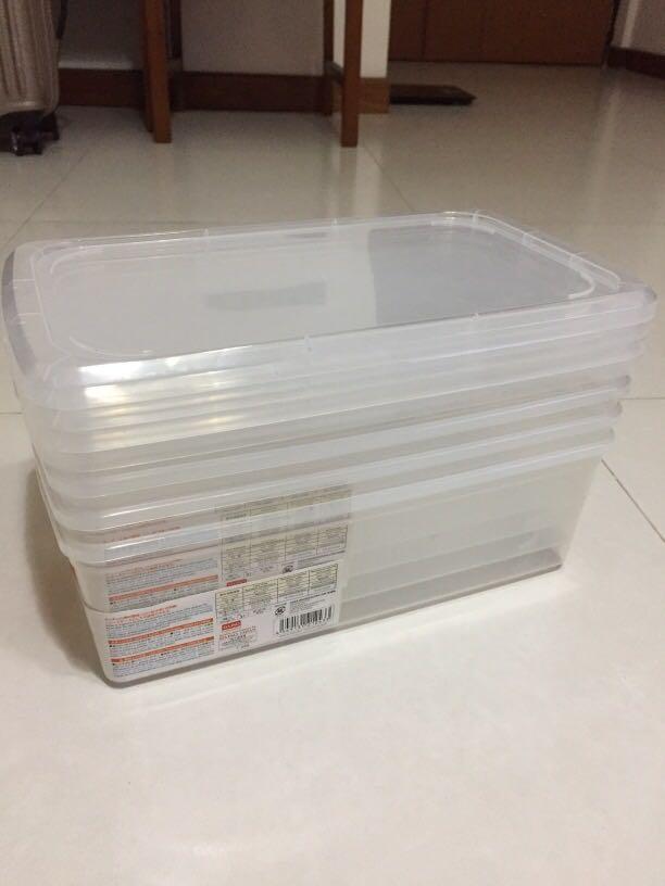 Daiso Shoe box (5 sets), Everything Else on Carousell