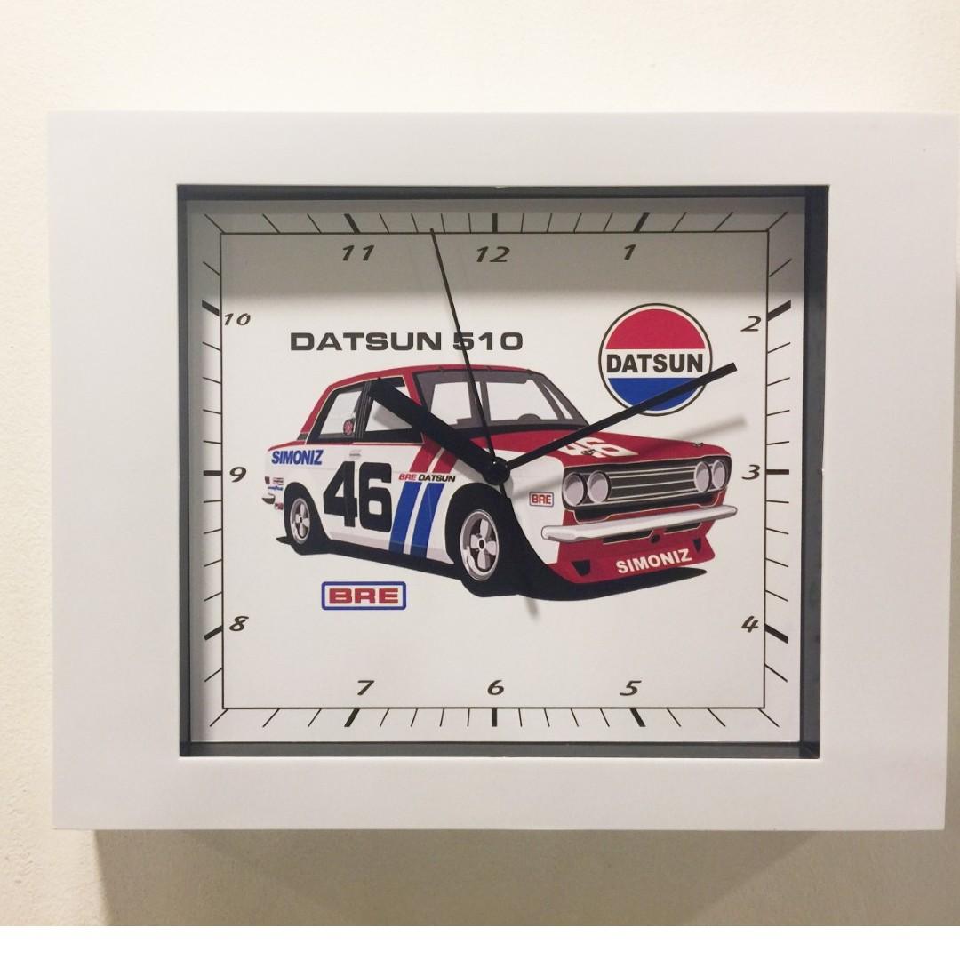 Datsun 510 Classic Wall Clock, Furniture & Home Living, Office ...