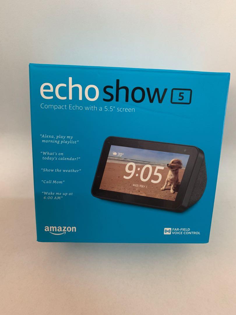 Amazon Com Echo Show 5 Sandstone With Adjustable Stand Amazon Devices