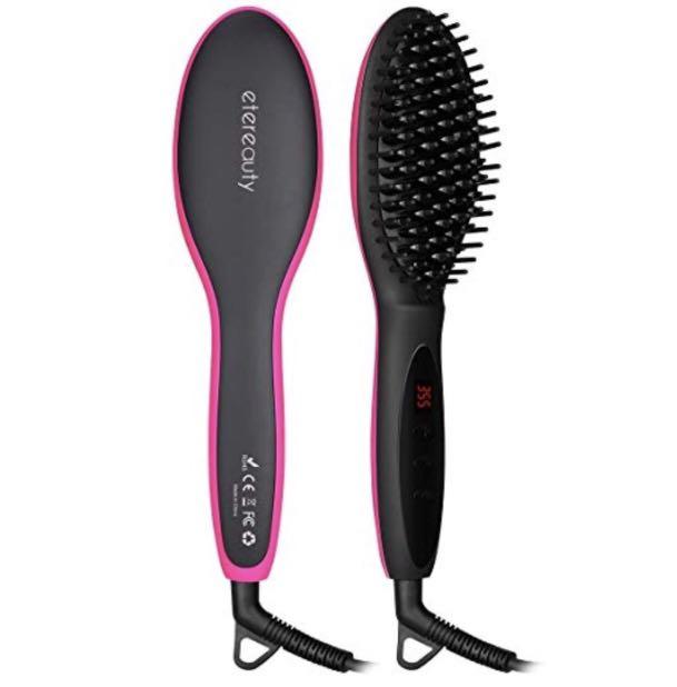 Etereauty Hair Straightener Brush Beauty Personal Care Hair on