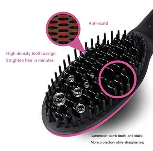 Etereauty Hair Straightener Brush Beauty Personal Care Hair on