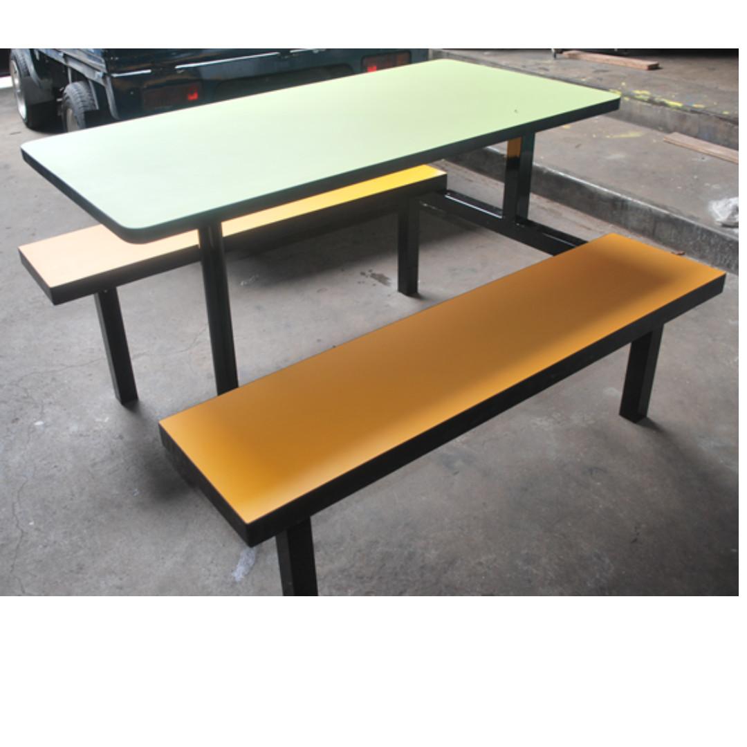 Food Court Bench and Table Set Made To Order Furniture Home