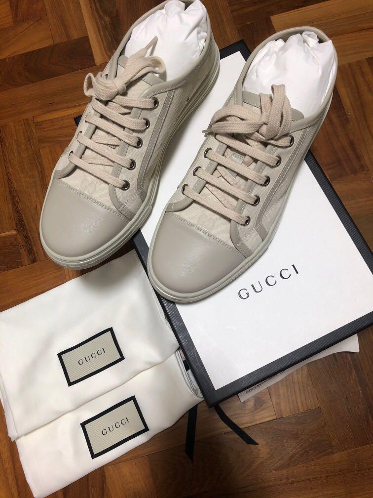 Gucci Beige Sneakers Shoes BNIB, Women 