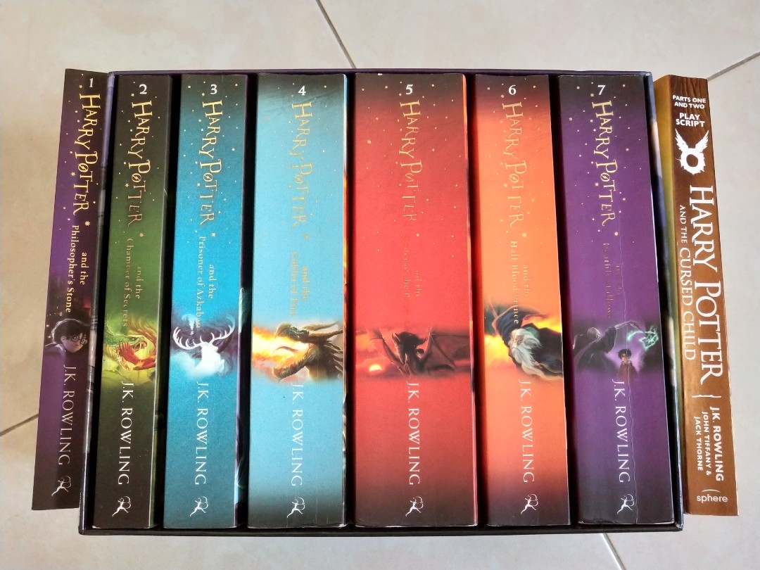 Harry potter 8 on sale book set