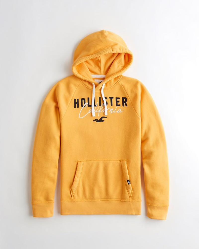 yellow hollister sweatshirt