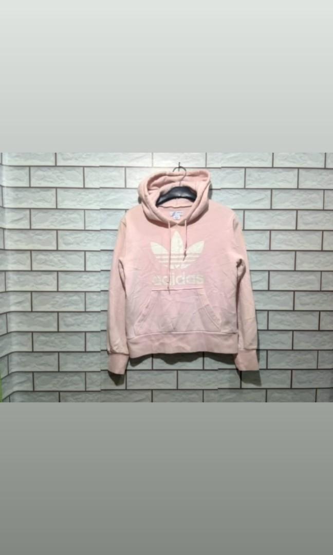 adidas originals pink hoodie