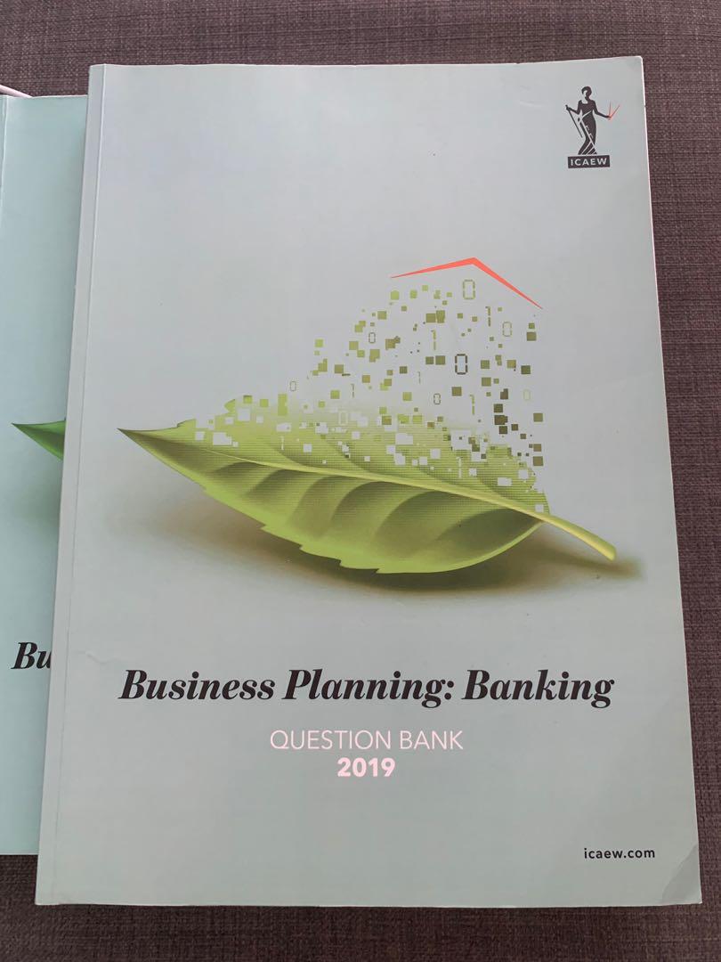 ICAEW Business Planning Banking 2019 Study manual and question bank