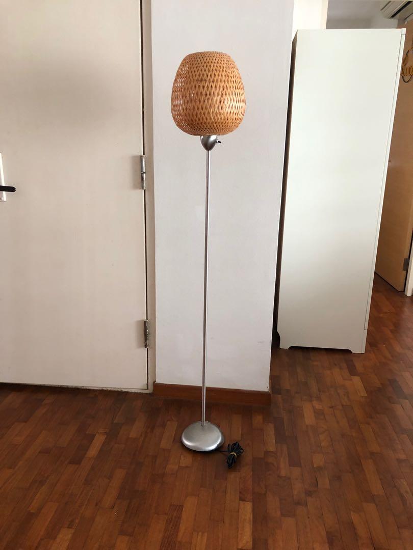 Ikea Boja Floor Lamp Furniture Home Decor Lighting Supplies On Carousell