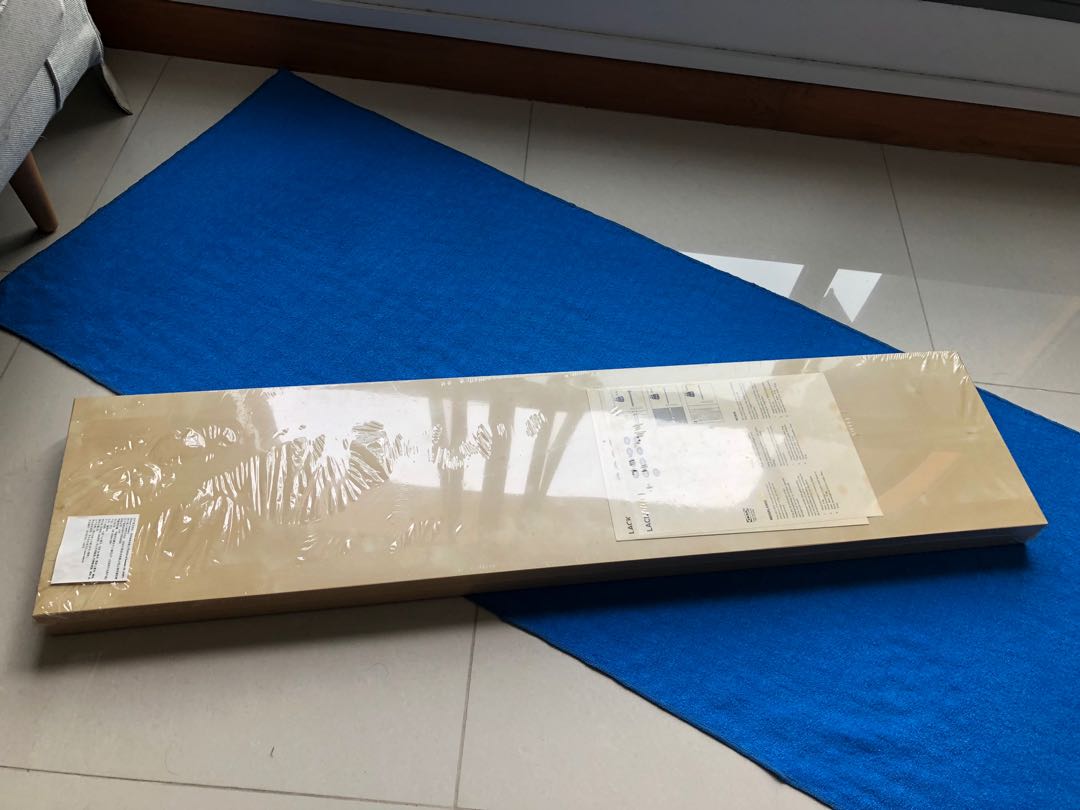 Ikea LACK wall shelf, Furniture & Home Living, Furniture, Shelves