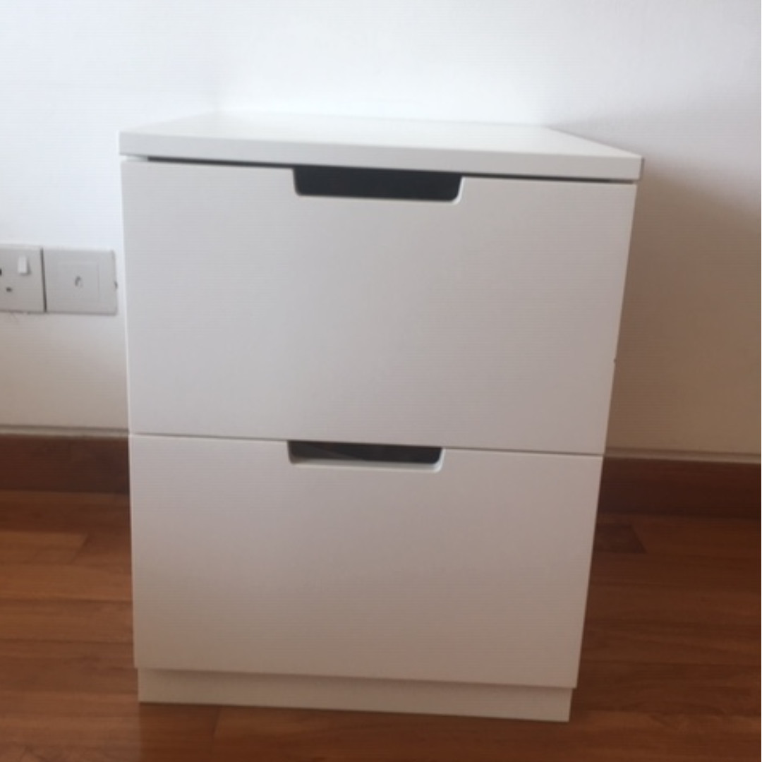 Ikea Malm bedside table, Furniture & Home Living, Furniture, Tables