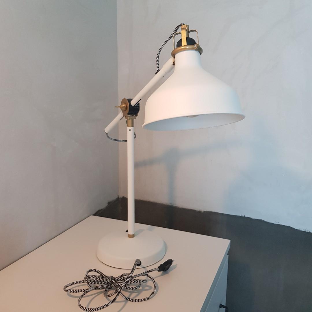 Ikea Ranarp Desk Lamp Furniture Home Decor Lighting Supplies On Carousell