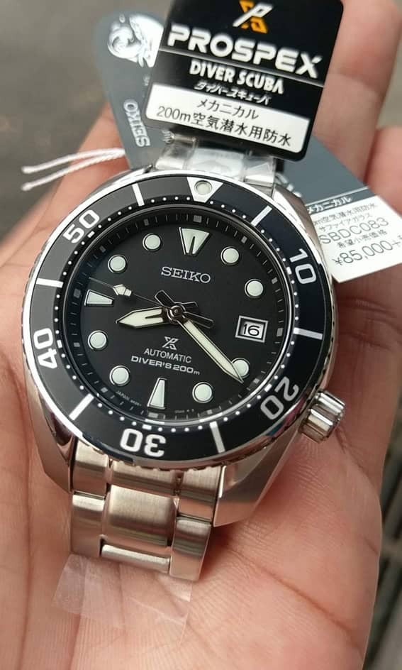 JAPAN Seiko black sumo 2019 sbdc083 not spb101, Men's Fashion, Watches &  Accessories, Watches on Carousell