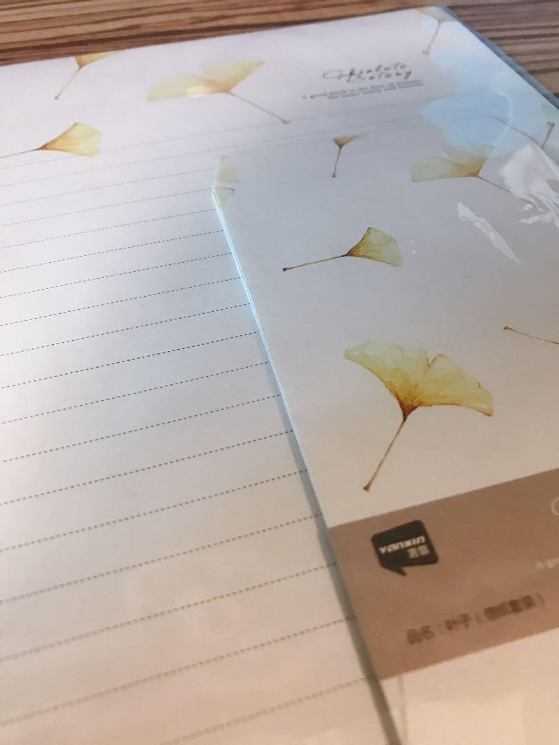 Japanese style letter paper with envelopes, Hobbies & Toys, Stationery ...
