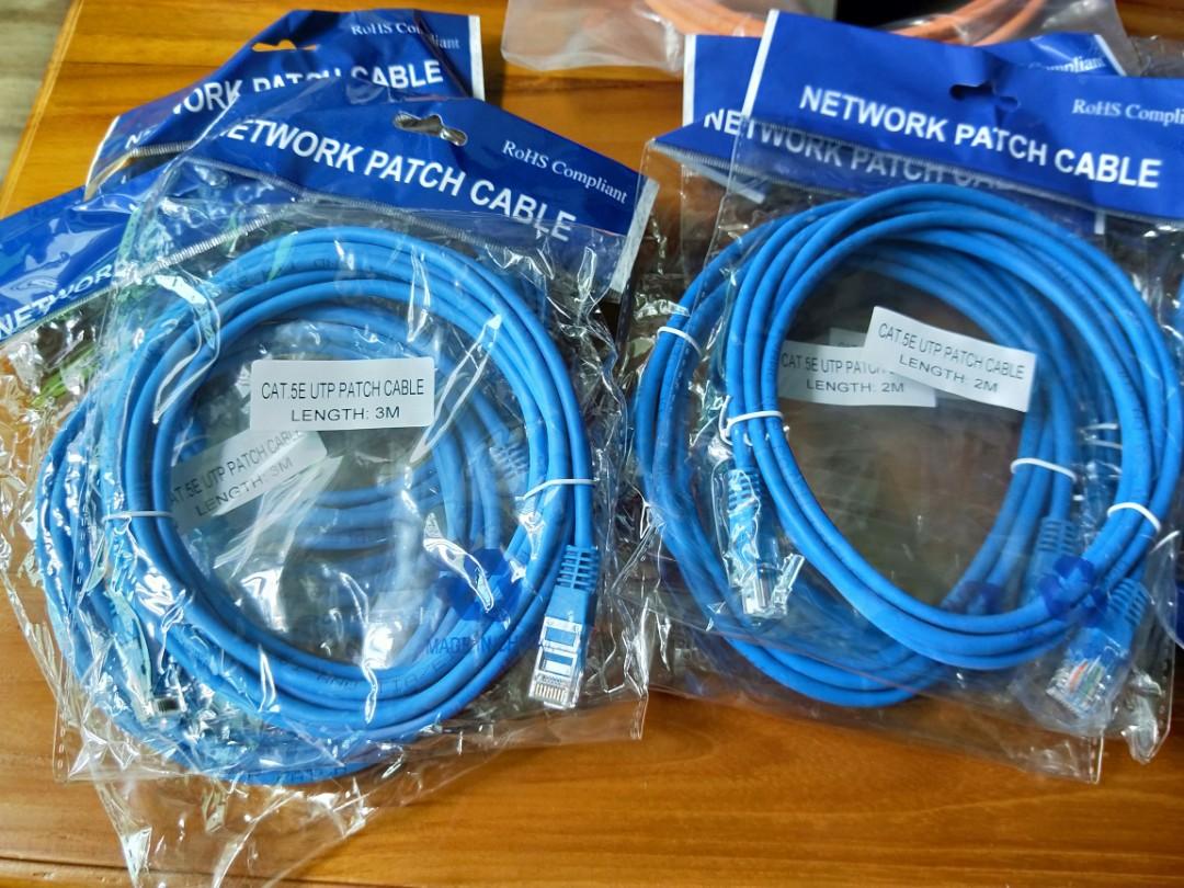 LAN Cable (Category: Cables & Adaptors) located in Singapore. Submitted by momeiwawe (Listing ID 241080552, Image 1). Description: Item is brand new 2M cable : $1 each (13 pcs) 3M cable : $1.50each (3 pcs) Self collect only or delivery with charge..