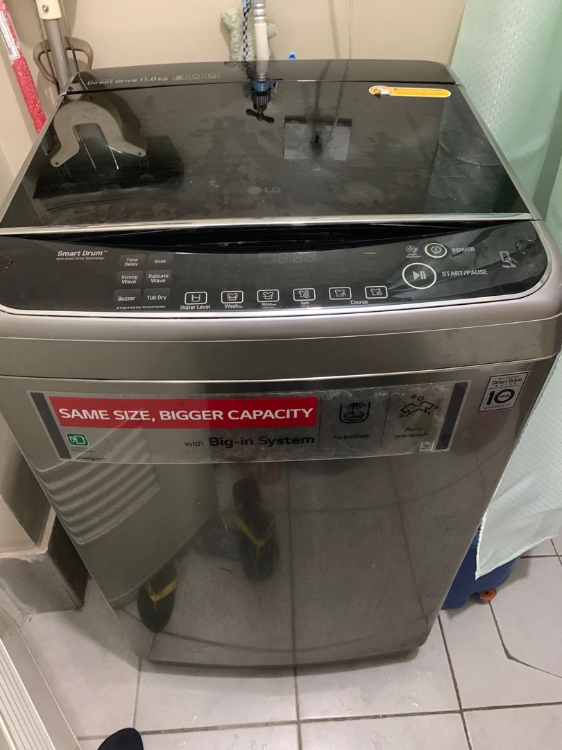 Lg automatic washing machine 11kg, TV & Home Appliances, Washing