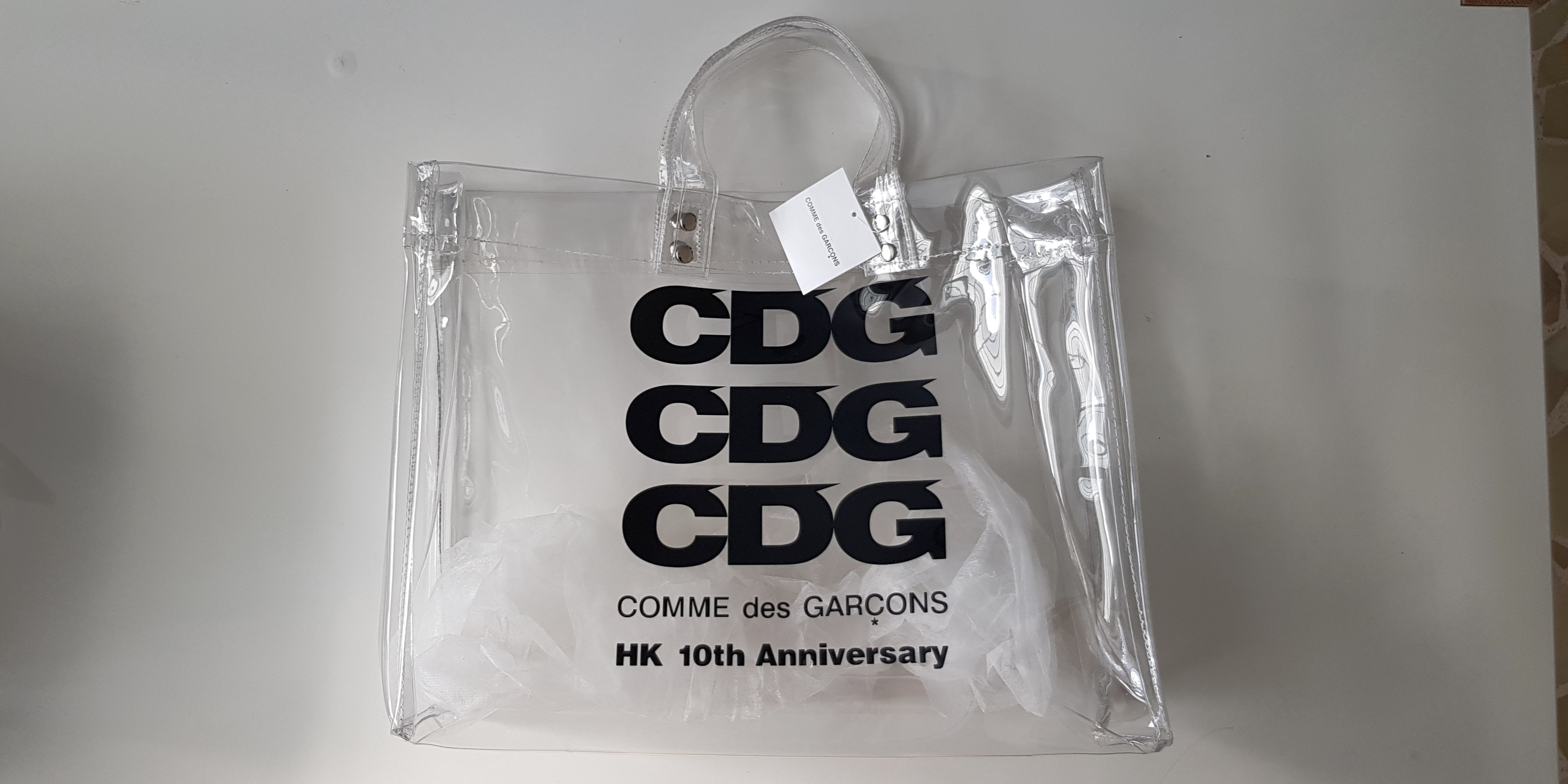 Limited Edition COMMES Des GARSONS Hong Kong 10th Anniversary tote