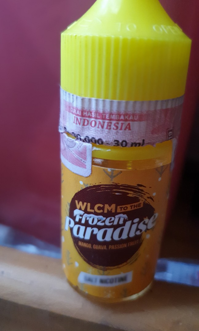 Liquid Vape Wlcm Frozen Paradise Salt Nic Elektronik Lainnya Di Carousell Zhidkost bubble jam salt 30 ml by jam vape me. liquid vape wlcm frozen paradise salt nic