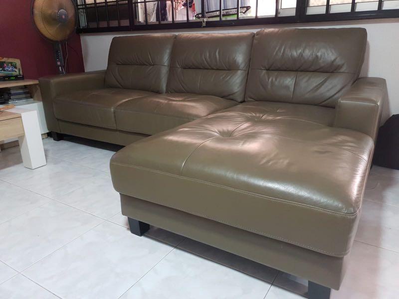 Lshaped sofa (still under warranty), Furniture & Home Living