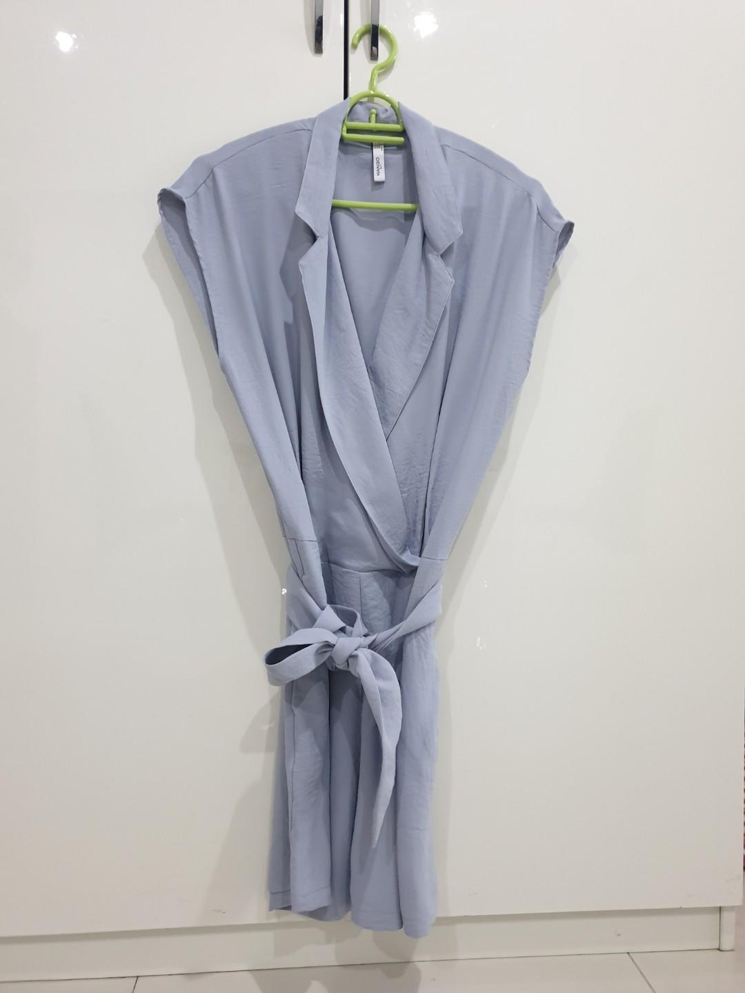 mango wrap short jumpsuit