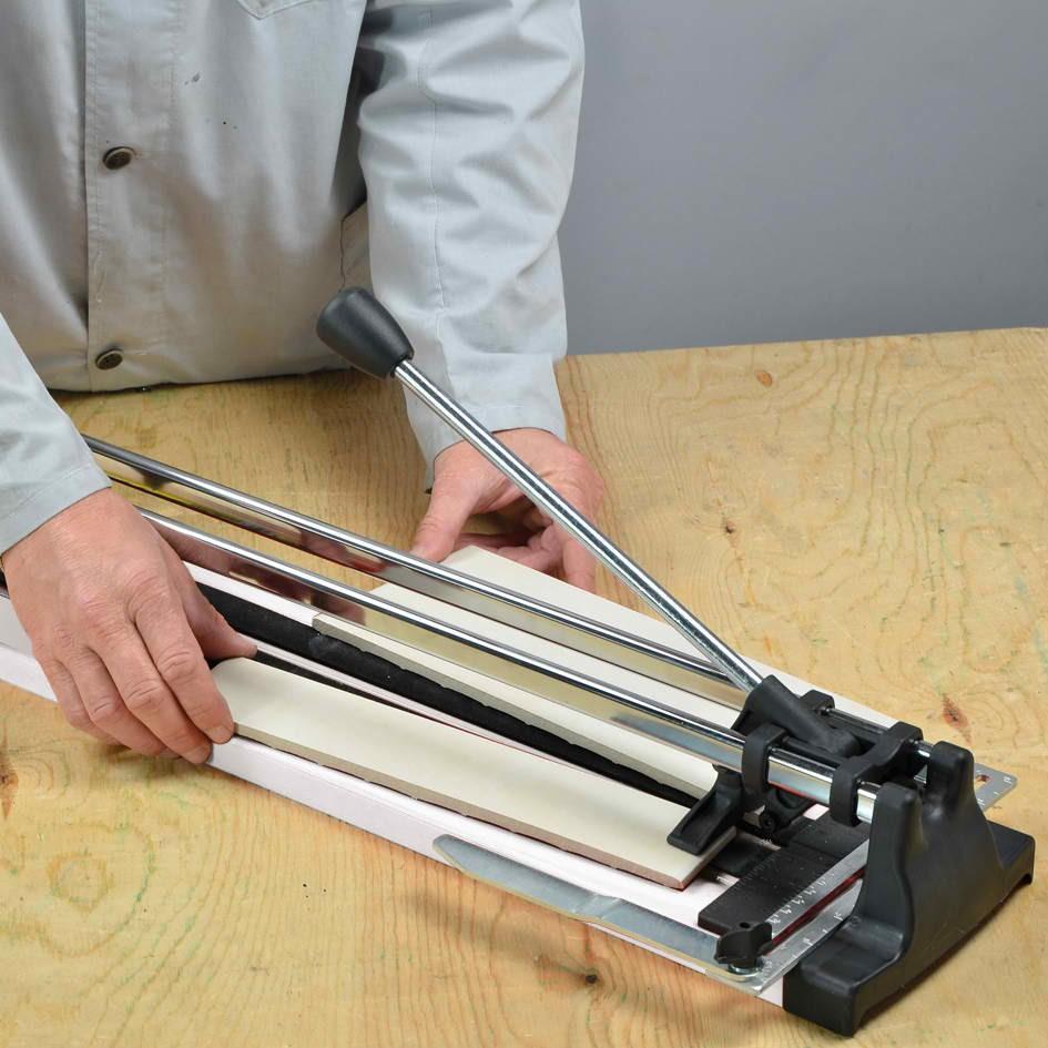 Manual Tile Cutter Battipav Italy 400mm (Category: Construction Tools & Equipment) located in Manila. Submitted by raineshop77 (Listing ID 241108593, Image 2). Description: Manual tile cutter for diagonal and straight cuts on single-double fired ceramic and gres. Diagonal fence included. – Cutting length up to 400 mm – Size tile for diagonal cutting: 28 x 28 cm Cutting wheel Ø 15 mm. Sliding carriage on oval chromium plated bars and base in shape