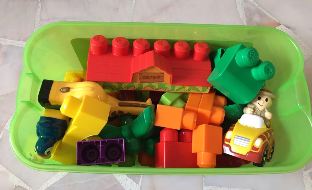 mega bloks safari tub