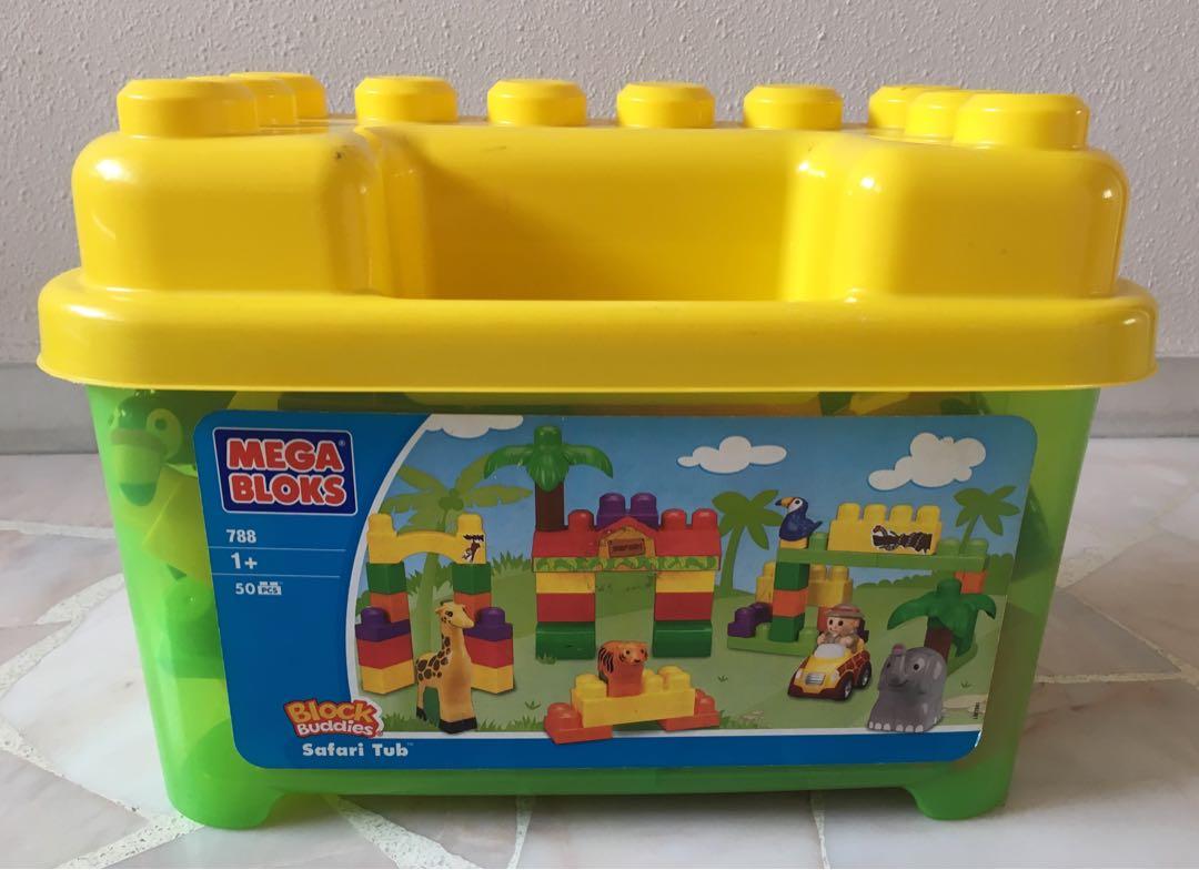 mega bloks safari tub