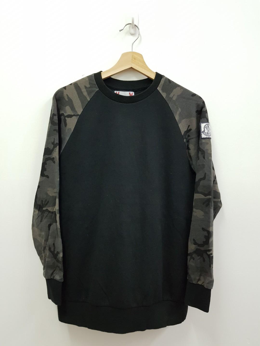 moncler camo sweatshirt