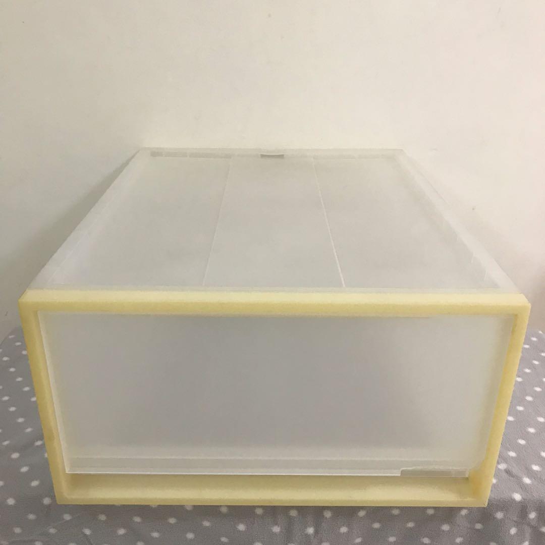 Muji Pp Storage Box Drawer Medium 44cm X 55cm X 24cm Space