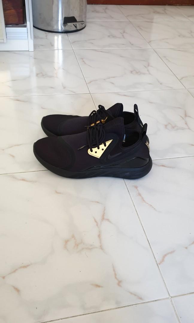 black and gold sneakers nike