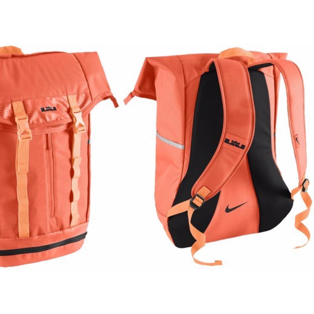 Nike LeBron James Air Ambassador Backpack Baby Blue Orange