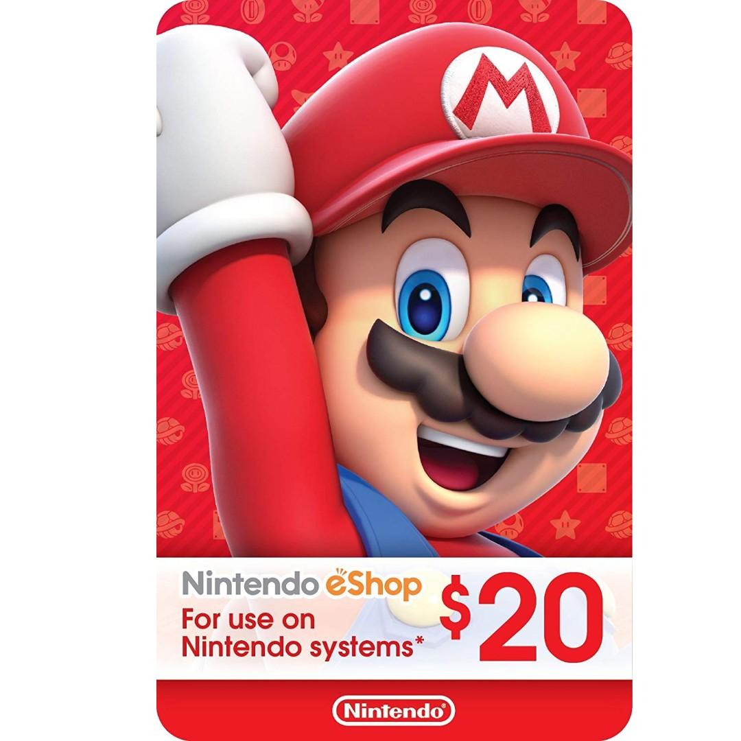 Eshop vouchers deals nintendo