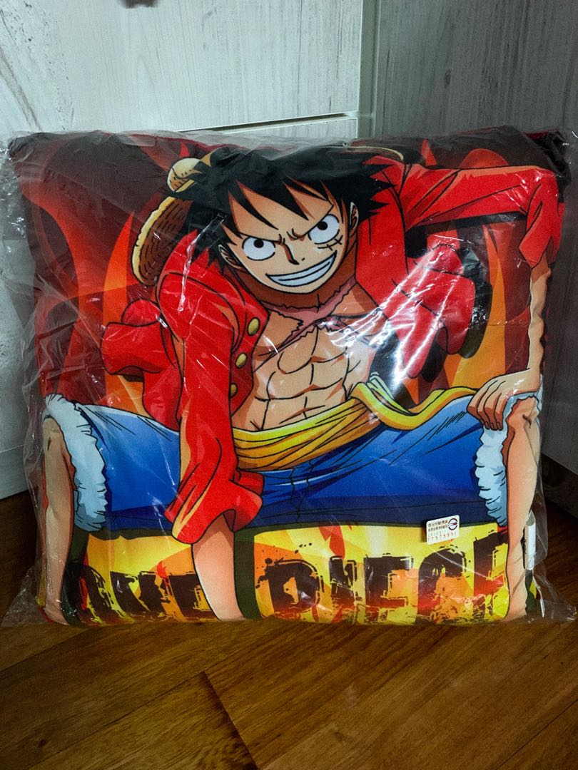 One Piece Luffy Pillow, Hobbies & Toys, Toys & Games on Carousell
