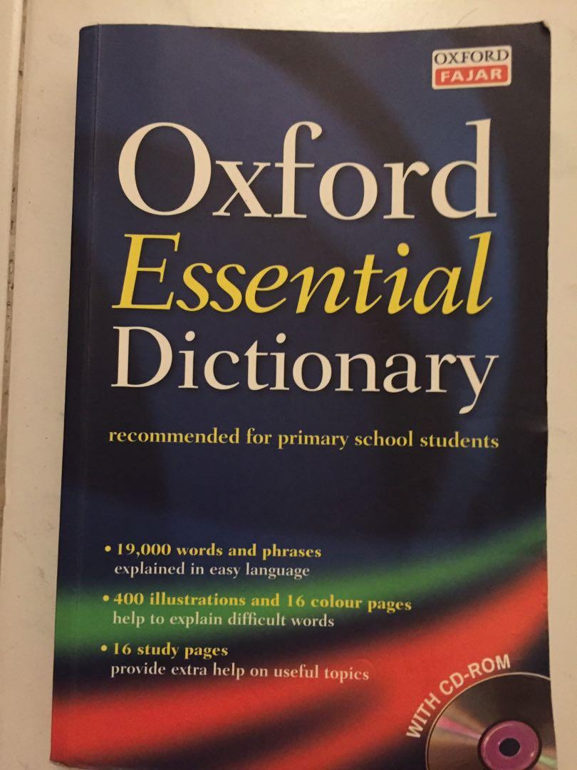 Oxford Dictionary for Primary Students incl. CD-ROM, Books & Stationery ...
