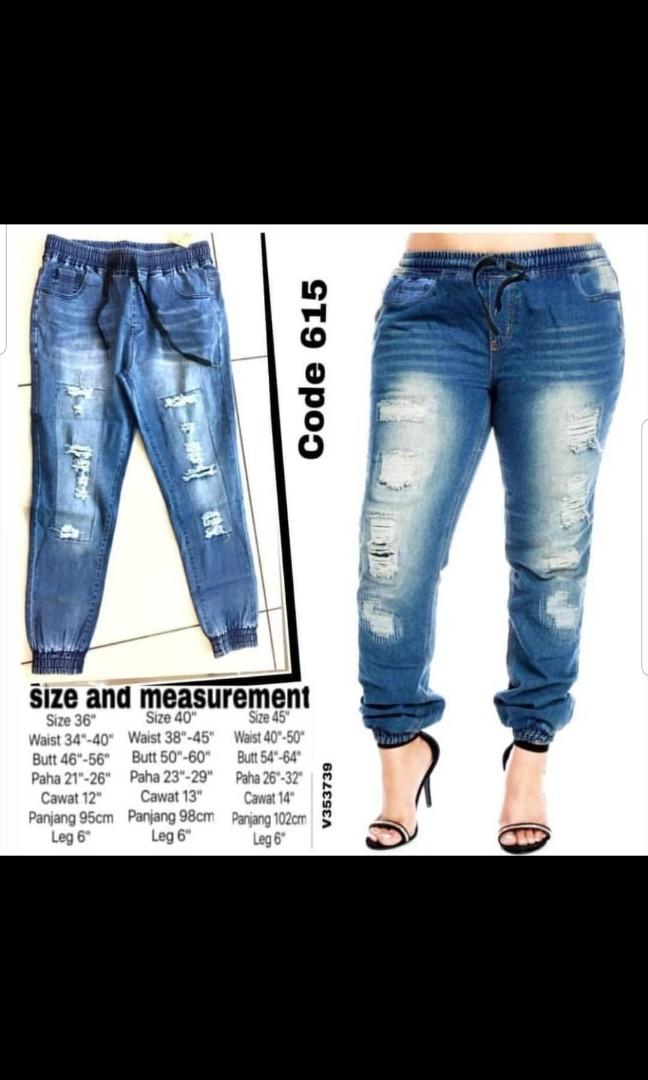 size 40 ripped jeans