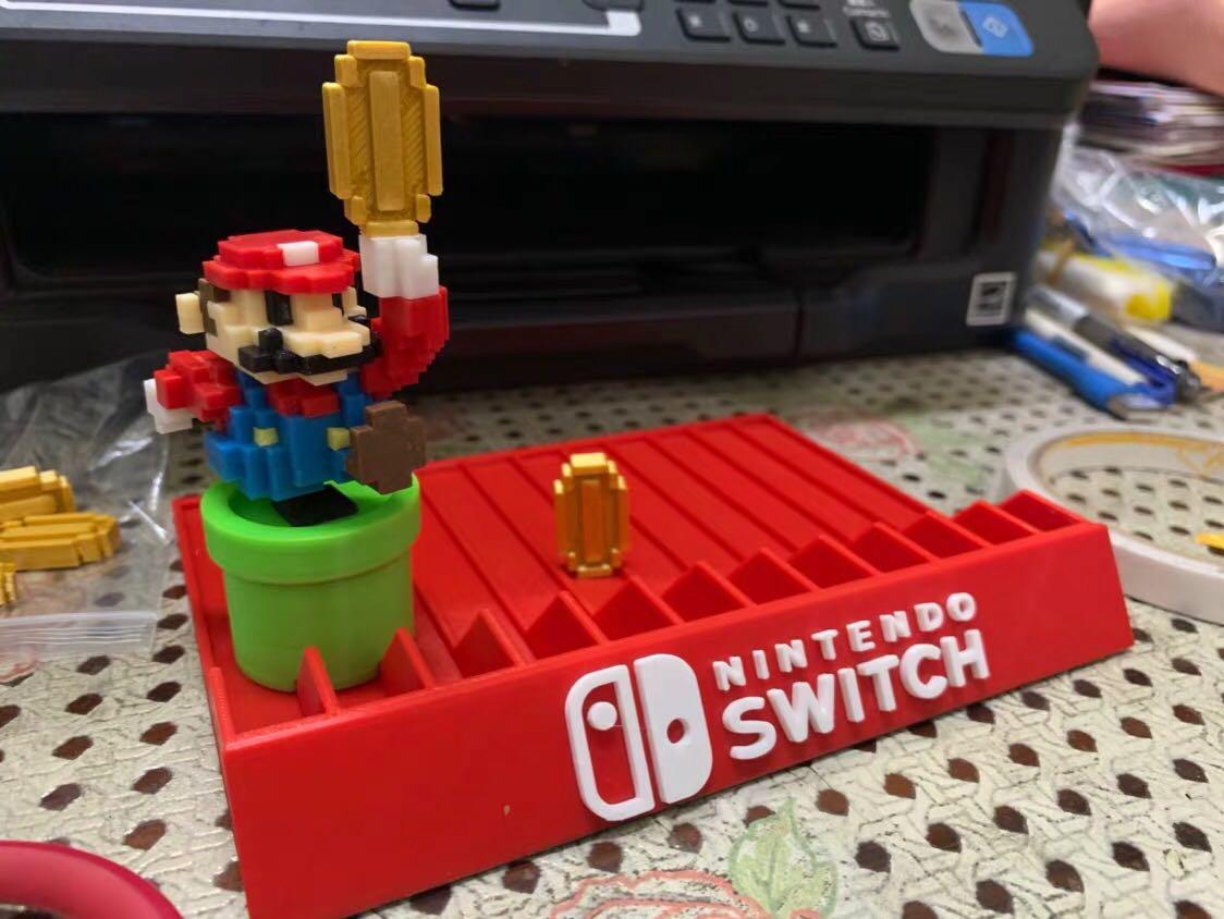nintendo switch game case shelf