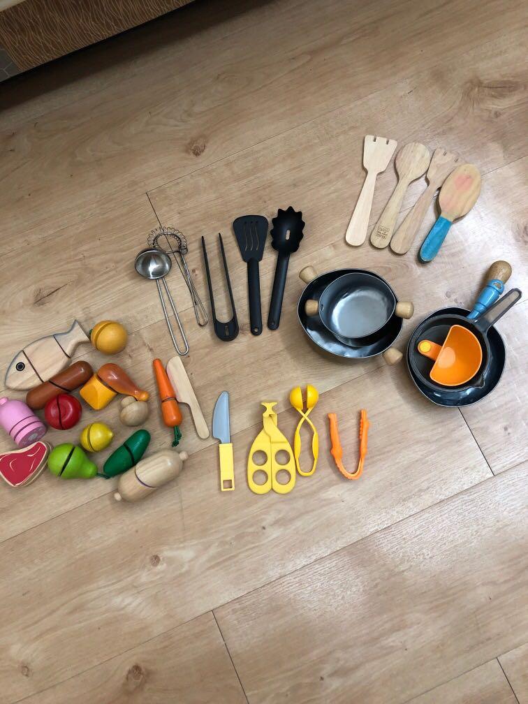 plan toys cooking utensils