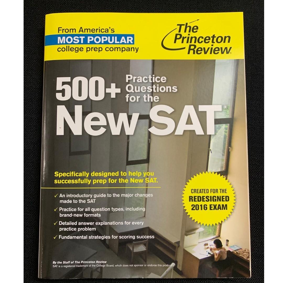 Sat Princeton Review 500 Practice Questions For The New Sat