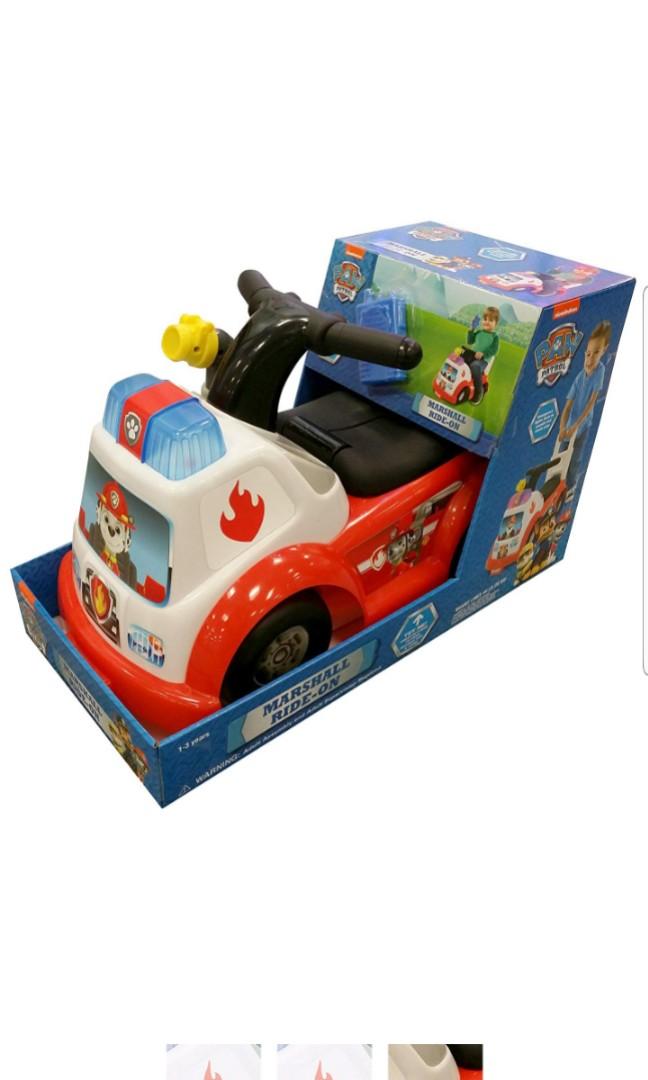 marshall paw patrol ride on fire truck