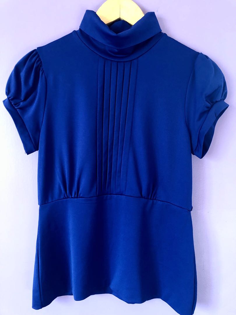 Royal Blue Top, Women's Fashion, Tops, Others Tops on Carousell