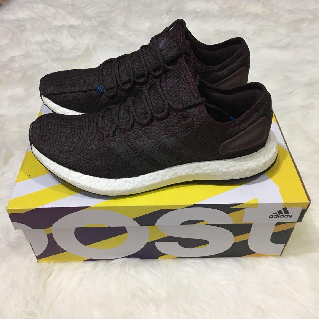 Running Shoes Adidas Pureboost Night Red Original Men S Fashion