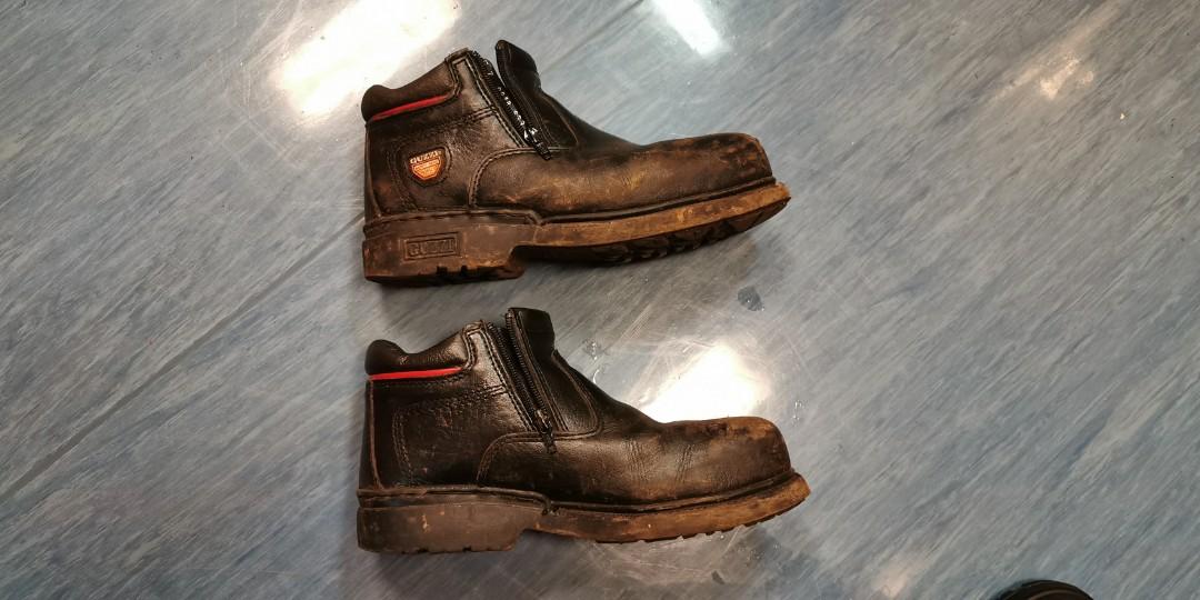 Safety Boots Shoes Guzzi Mid Cut 2 Zips Up