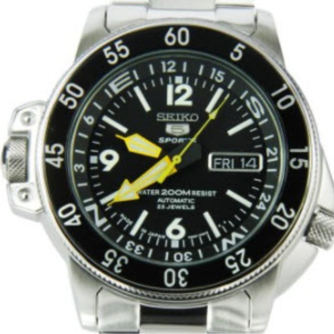SEIKO 5 SKZ211J1 SKZ211J SKZ211 SPORTS SUPERIOR WATCH 100