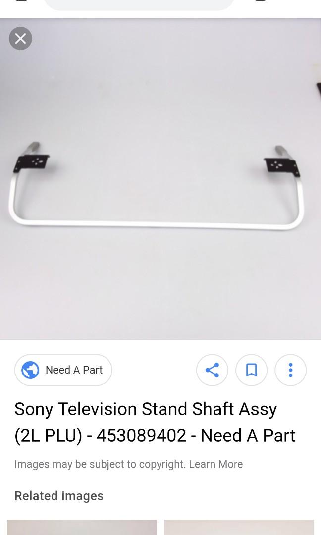 SONY TV Stand Shaft Assy (2L PLU) 453089402, TV & Home Appliances, TV