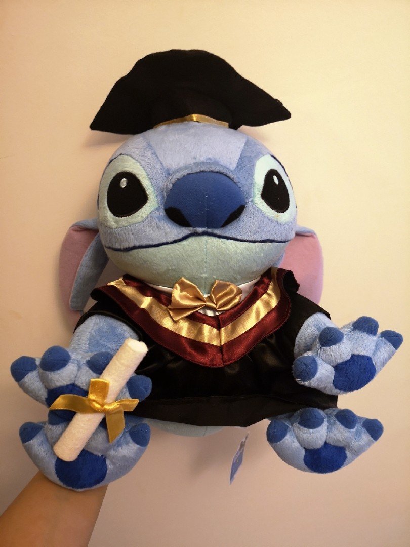 Stitch Graduation Plush/ Stuffed toy from Disney, Toys & Games, Stuffed