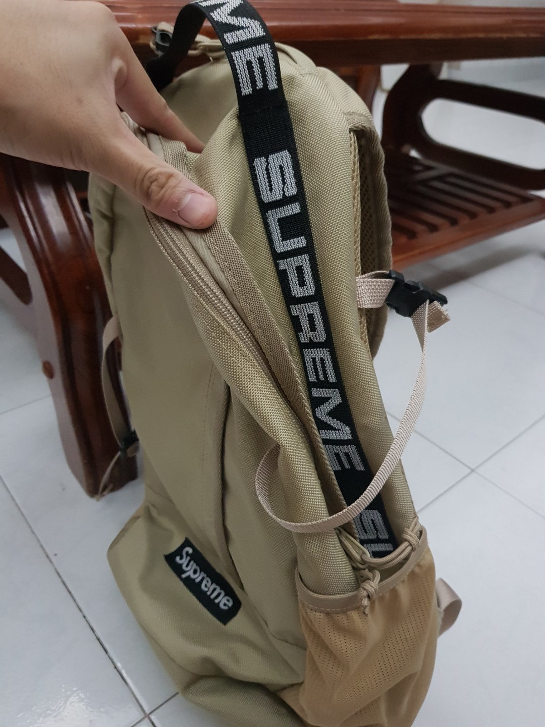Supreme 2025 khaki backpack