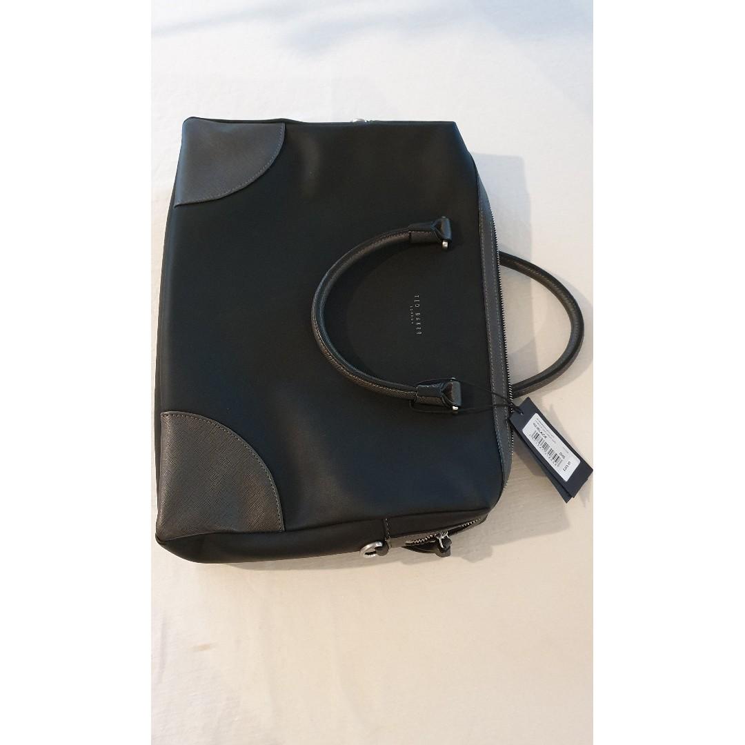 Ted Baker document laptop bag in Nubuck black never used