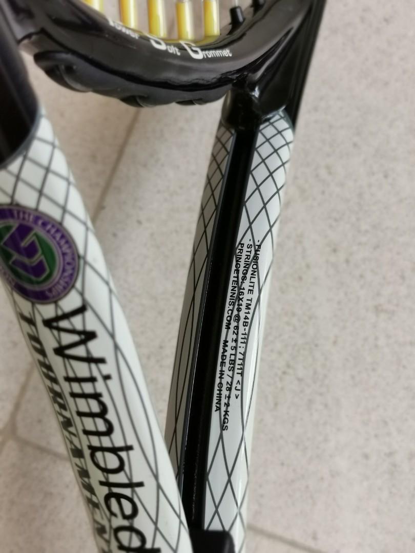 Tennis Racket Prince Wimbledon Fusion Lite TM14B111 (Red), Sports